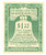 RV3  - 1942 $1.25 Motor Vehicle Use Tax, light green (gum on face, inscription on back)