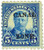 CZ86  - 1926 5c Canal Zone - Roosevelt, Type B Overprint, Dark Blue