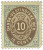 DWI10  - 1874-79 10c Danish West Indies - blue & brown