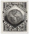 RO152P3  - 1864 1c Black, Reading Match Company, Plate on India Paper