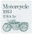 1899  - 1983 5c Transportation Series: Motorcycle, 1913