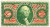 R102  - 1862-71 $200 US Internal Revenue Stamp - old paper, green & red