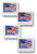 5342-45  - 2019 First-Class Forever Stamps - US Flag - set of 4 stamps