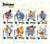 MDS468B  - St. Vincent 1992 Darkwing Duck, 8 Stamps