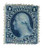 RO148b  - 1871-77 V.R. Powell, 1c blue, silk paper