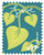 4535  - 2011 First-Class Forever Stamp -  Garden of Love: Green Vine Leaf
