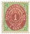DWI5a  - 1874-79 1c Danish West Indies - green & rose lilac