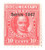 R467  - 1947 10c US Internal Revenue Stamp - watermark, perf 11, carmine