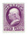 O25  - 1873 1c Purple, Department of Justice, Franklin, Hard Paper