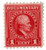 R654  - 1954 1c US Internal Revenue Stamp - watermark, perf 11, carmine