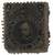 RO155b  - 1871-77 1c Proprietary Match Stamp - D.M. Richardson, black, silk paper