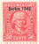 R421  - 1945 50c US Internal Revenue Stamp - watermark, perf 11, carmine