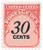 J98  - 1959 30c Postage Due - Rotary Press, carmine rose