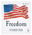 4645  - 2012 First-Class Forever Stamp - Flag and "Freedom" with Dark Dots in Star (Sennett Security Products)