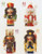 4363a  - 2008 42c Holiday Nutcrackers, convertible booklet, block of 4 stamps