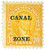 CZ75  - 1924 10c Canal Zone - Monroe, Type A Overprint, Orange