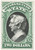 O68P4  - 1873 $2 Official Mail Stamp - State, green & black