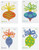 4575-78  - 2011 First-Class Forever Stamp - Contemporary Christmas: Holiday Baubles (Convertible booklet)