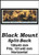 MM2223  - 106x45mm 1 Horizontal  Black Split-Back Mount