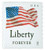 4636  - 2012 First-Class Forever Stamp - Flag and "Liberty" (Ashton Potter)