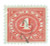 R231  - 1917 4c US Internal Revenue Stamp - offset, watermark, perf 11, carmine rose