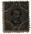 RO65a  - 1862-71 1c Proprietary Match Stamp - Cramer & Kemp, black, old paper