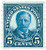 602  - 1924 5c Theodore Roosevelt, dark blue