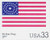 3403q  - 2000 33c The Stars and Stripes: 38-Star Flag