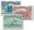 230-32  - 1893 1-3c Columbians, 3 Stamps