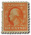 468  - 1916-17 6c Washington, red orange