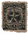 RO172d  - 1878-83 1c Proprietary Match Stamp - Star Match, black, double watermark