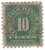 RE11  - 1914 10c Cordials, Wines, Etc. Stamp - watermark, offset, perf 10, green
