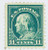 434  - 1915 11c Franklin, dark green, single line watermark