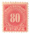 R216  - 1914 80c US Internal Revenue Stamp - offset, watermark, perf 10, rose