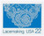 2352  - 1987 22c Lacemaking: Floral (Design B)