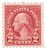 595  - 1923 2c Washington, carmine, perf 11