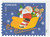 4713  - 2012 First-Class Forever Stamp - Contemporary Christmas: Santa Flying in Sleigh