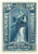 PR121  - 1896 $5 Newspaper & Periodical Stamp - soft paper, watermark, dark blue