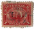 RT12d  - 1878-83 1c Private Die Perfumery Stamps - watermark 191R, vermilion