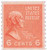 846  - 1939 6c John Quincy Adams, red orange