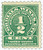 RE17  - 1914 1/2c Cordials, Wines, Etc. Stamp - watermark, perf 10, green