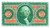 R102a  - 1864 $200 US Internal Revenue Stamp - green & red