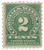 RE20  - 1914 2c Cordials, Wines, Etc. Stamp - watermark, perf 10, green