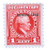 R336  - 1942 1c US Internal Revenue Stamp - watermark, perf 11, carmine