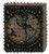 RO182e  - 1871-77 1c Proprietary Match Stamp - Wilmington Parlor Match Co, black, experimental silk paper