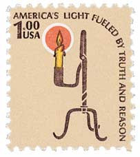 Rush Lamp Invert 1610c - 1979 $1 Americana Series - Rush Lamp CIA Invert - Mystic Stamp ...