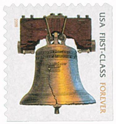 4437 2010 FirstClass Forever Stamp Liberty Bell Mystic Stamp Company
