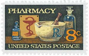 1473 - 1972 8c Pharmacy - Mystic Stamp Company