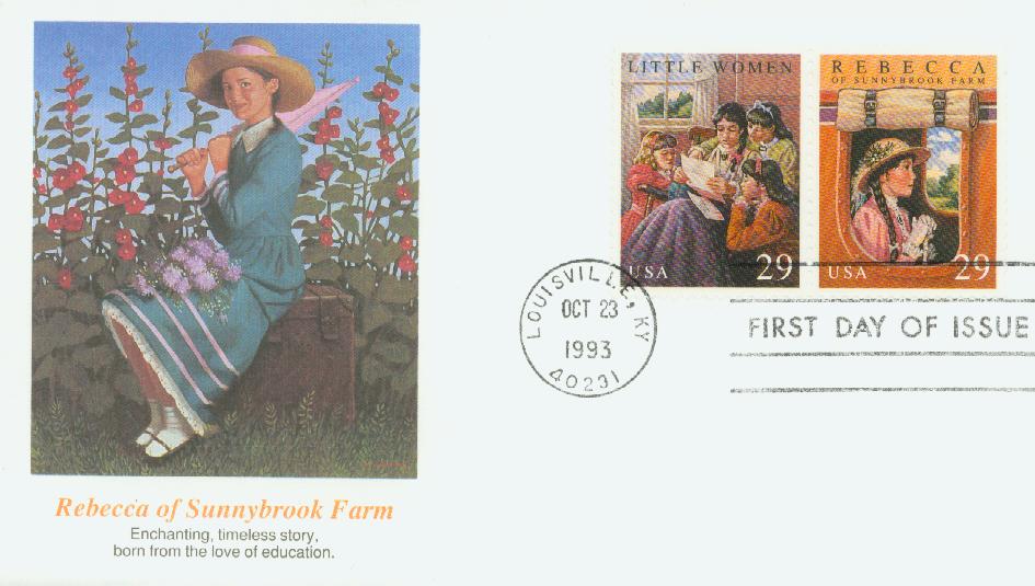 10 Rebecca of Sunnybrook Farm Postage Stamps // Classic Childrens Book –  Edelweiss Post