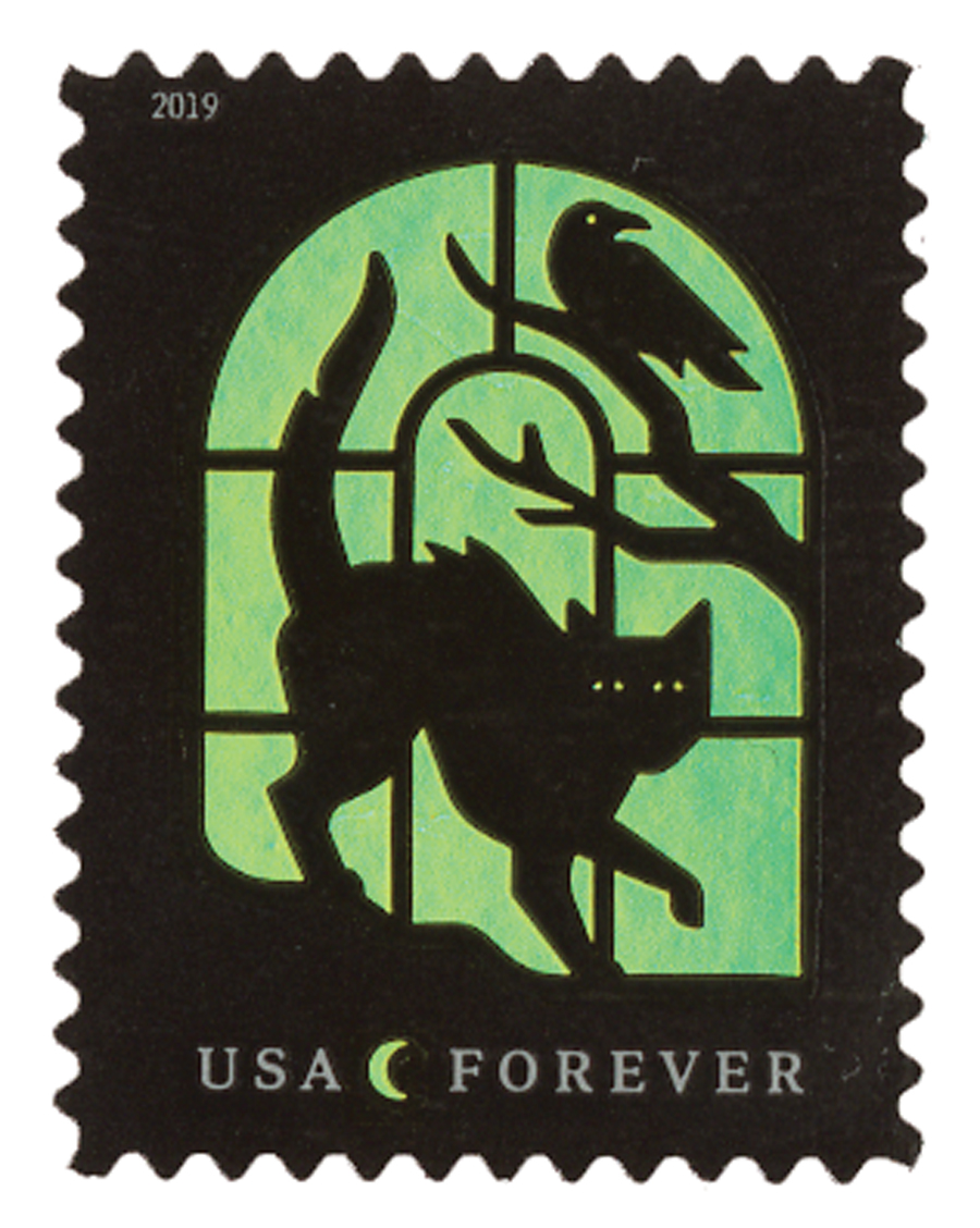 SPOOKY SILHOUETTES USPS FOREVER POSTAGE STAMPS – Paper Pastries